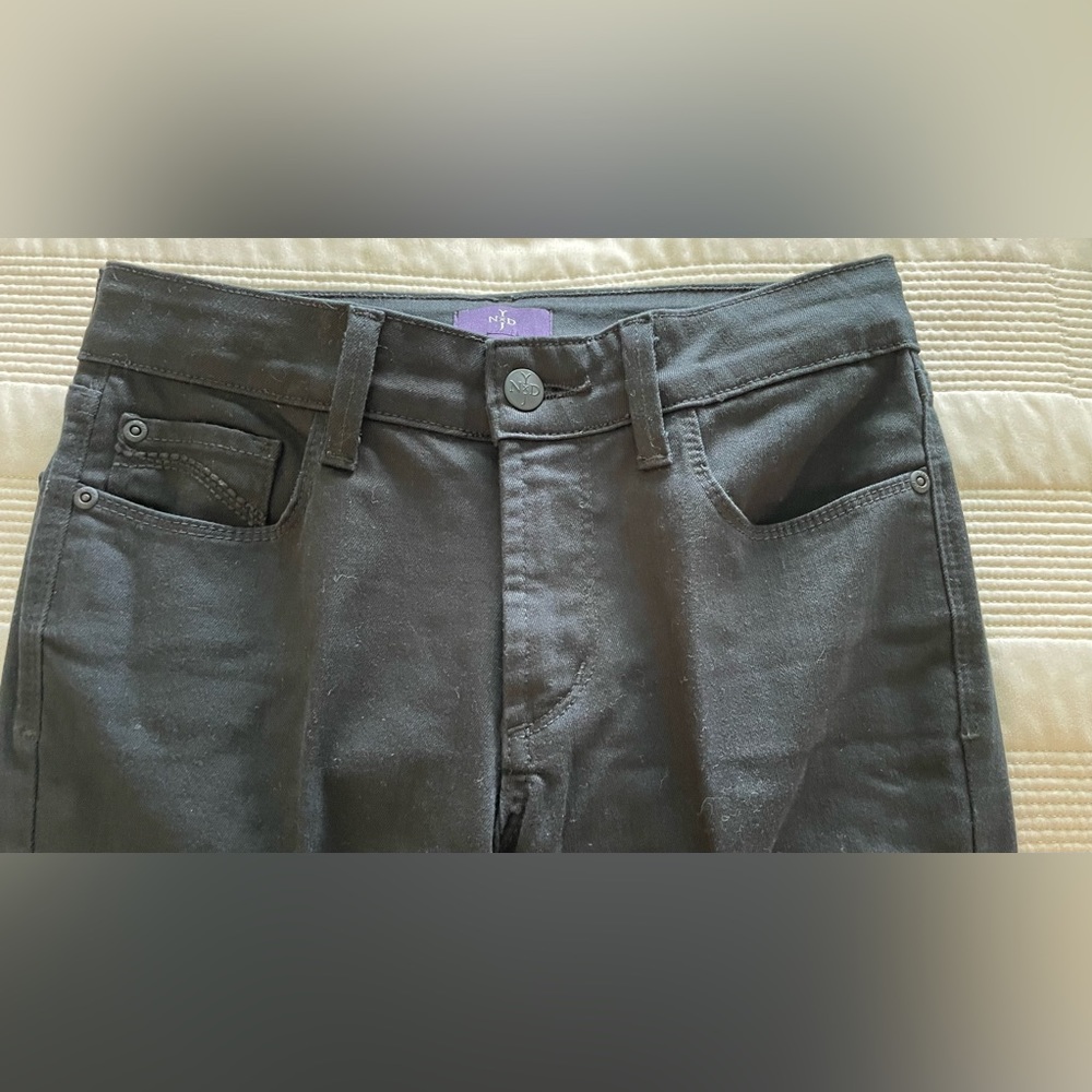 NYDJ Black Clarissa ankle jeans Size 00P - Picture 6 of 15